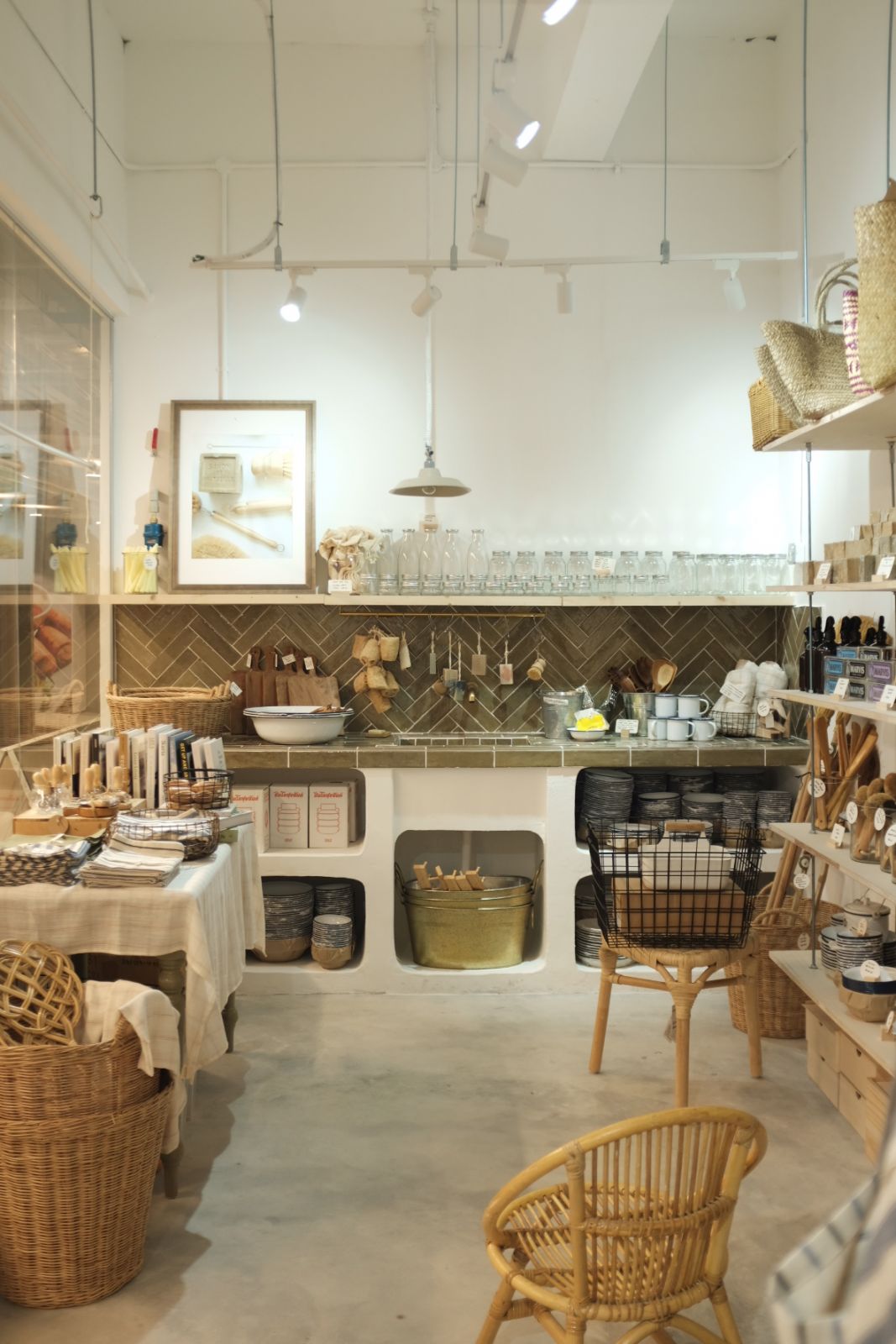 Like stepping into a kitchen rather than a typical retail space