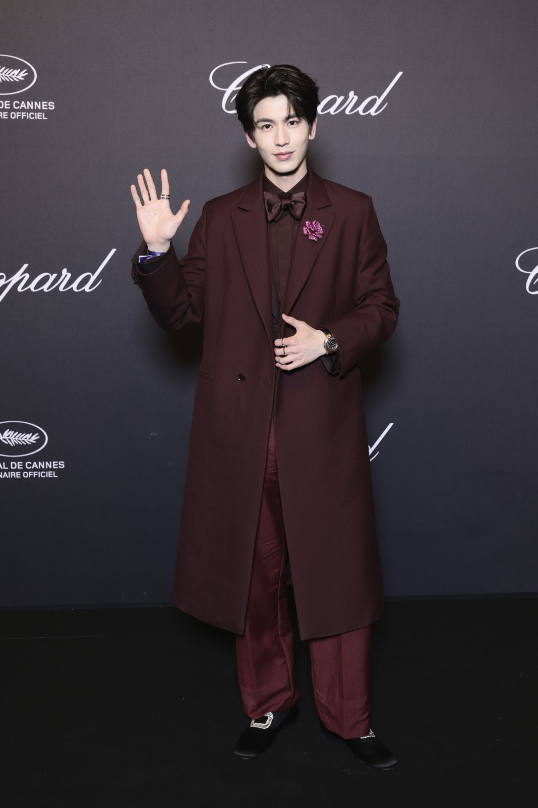 CANNES, FRANCE - MAY 19: Zhang Linghe attends the 2025 Chopard Universe Dinner at the 78th annual Cannes Film Festival at Ariport Mandelieu on May 19, 2025 in Cannes, France. (Photo by Andreas Rentz/Getty Images)