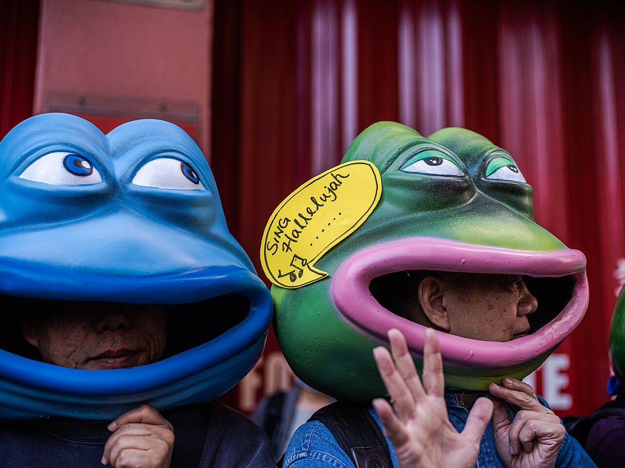 Pepe the Frog is an internet meme and comic character created by American comics artist Matt Furie (Photo: Wikimedia Commons, Studio Incendo)