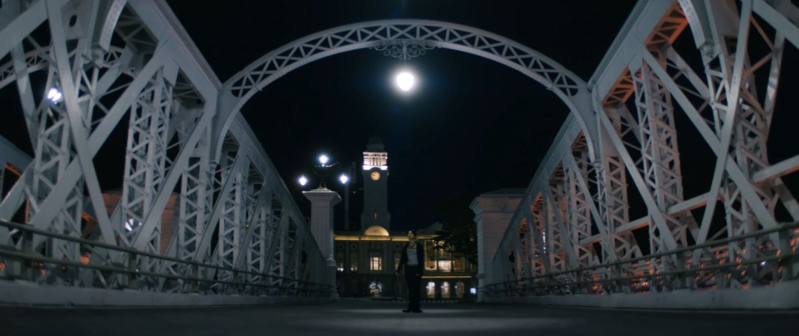 BTS Jin at Anderson Bridge Singapore for the music video of 'Don't Say You Love Me'