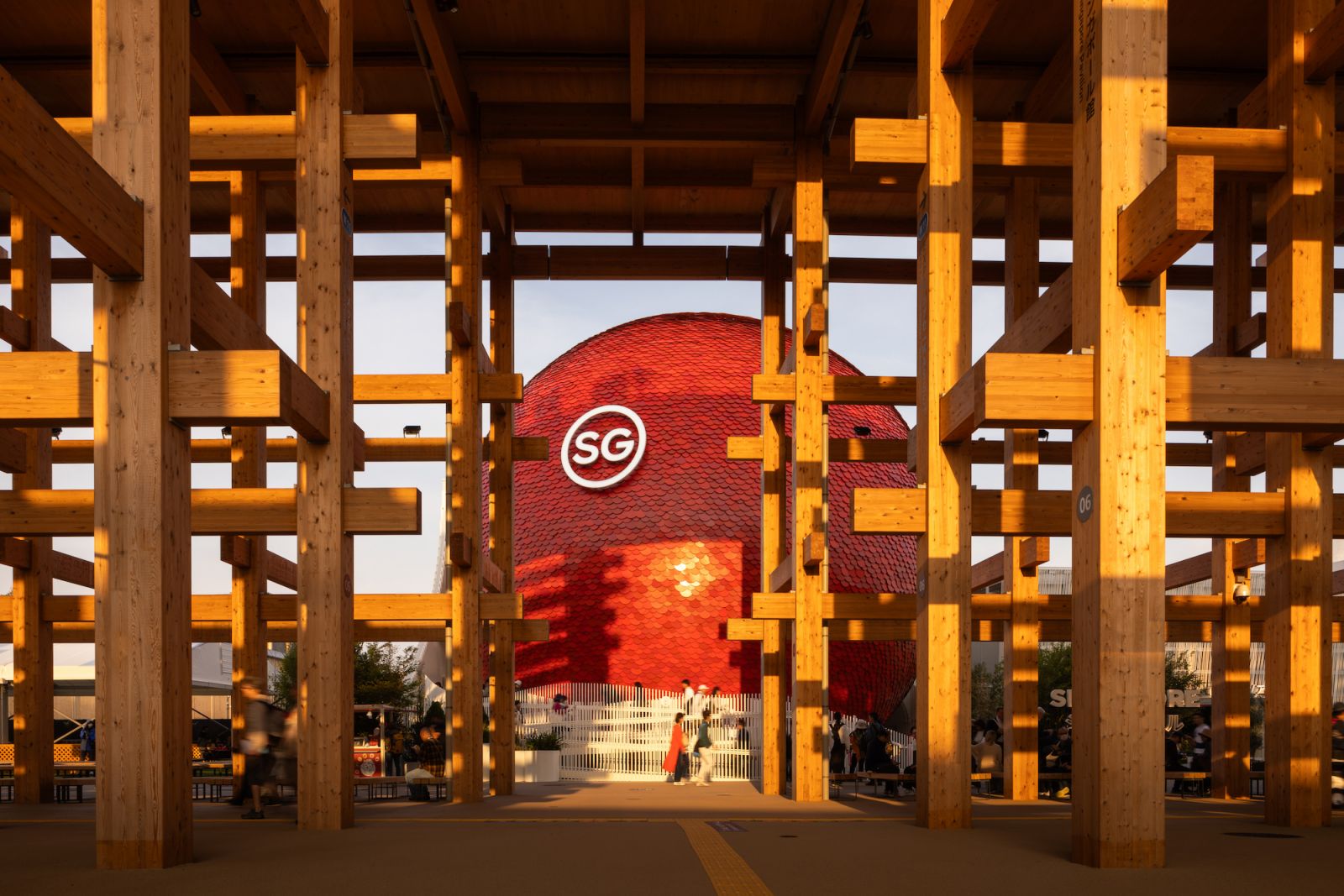 The Singapore pavilion (Photo: Finbarr Fallon, courtesy of The Singapore Pavilion, Expos 2025 Osaka)