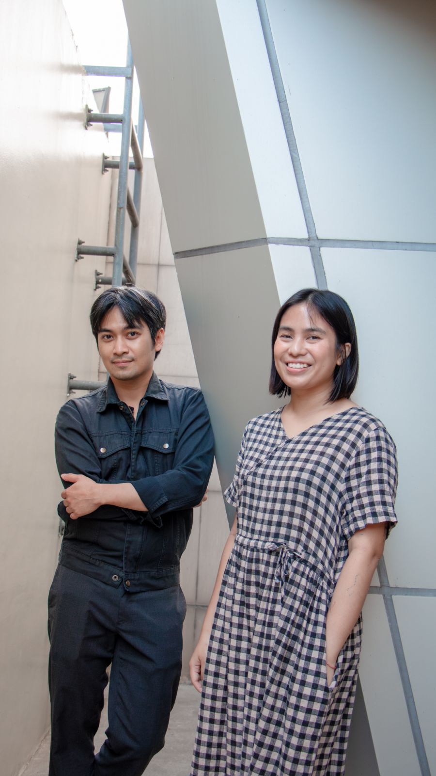 Curators James Tana and Arianna Mercado (Photo: courtesy of Museum of Contemporary Art and Design)