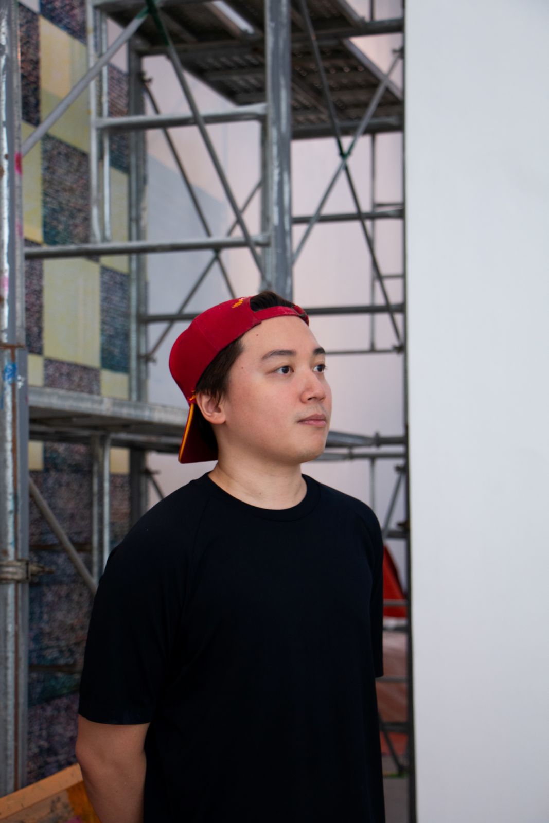 Miguel Lorenzo Uy presents his work at ‘Moments of Delay’ (Photo: courtesy of Museum of Contemporary Art and Design)