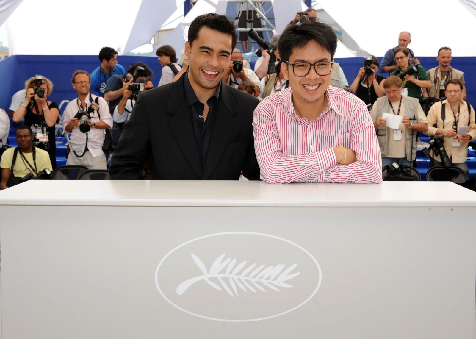 Sid Lucero and Raya Martin attend the Independence Photocall held at the Palais des Festivals during the 62nd International Cannes Film Festival in 2009 (Photo: Pascal Le Segretain/Getty Images)