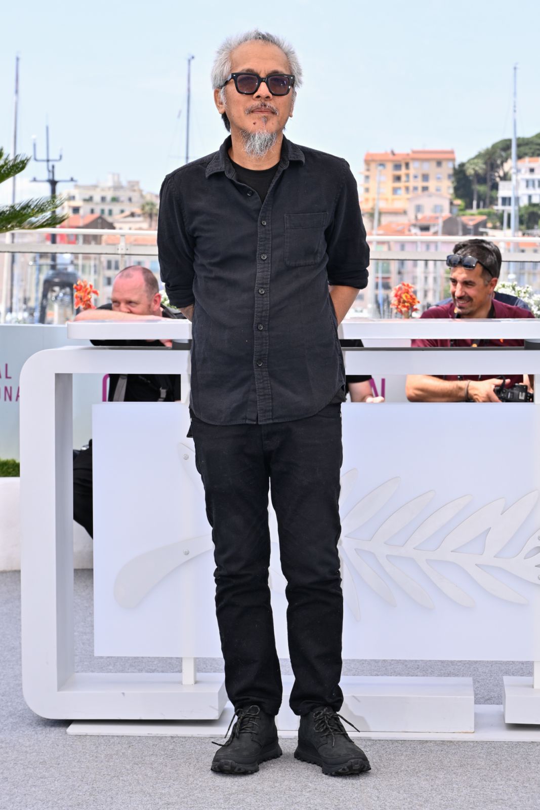 Lav Diaz attend the "Magalhães" (Magellan) photocall at the 78th annual Cannes Film Festival (Photo: Corbis via Getty Images)