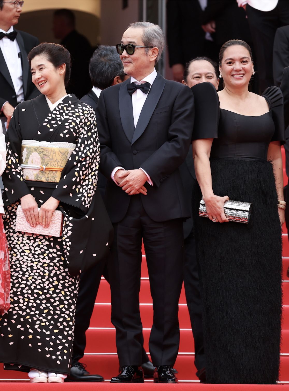Sylvia Sanchez (far right) with Hikari Ishida and Lily Franky at the 78th annual Cannes Film Festival (Photo: Daniele Venturelli/WireImage)