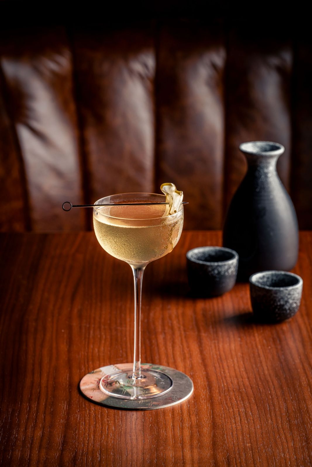The Dirty Sake-tini is a savoury riff with sake, shochu, and pickling brine (Photo: Moga) best new cocktail bar 2025