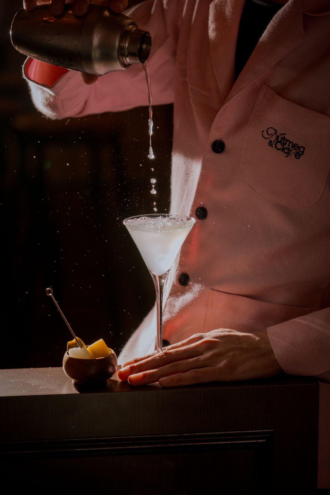 The Pin Cushion is a sexy bergamot and patchouli-laced martini (Photo: Nutmeg & Clove) best new cocktail bar 2025