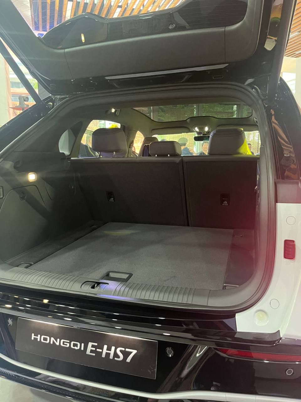 The Hongqi EHS7’s trunk can fit over 640 litres of space (Photo: Gabriel Bohol)