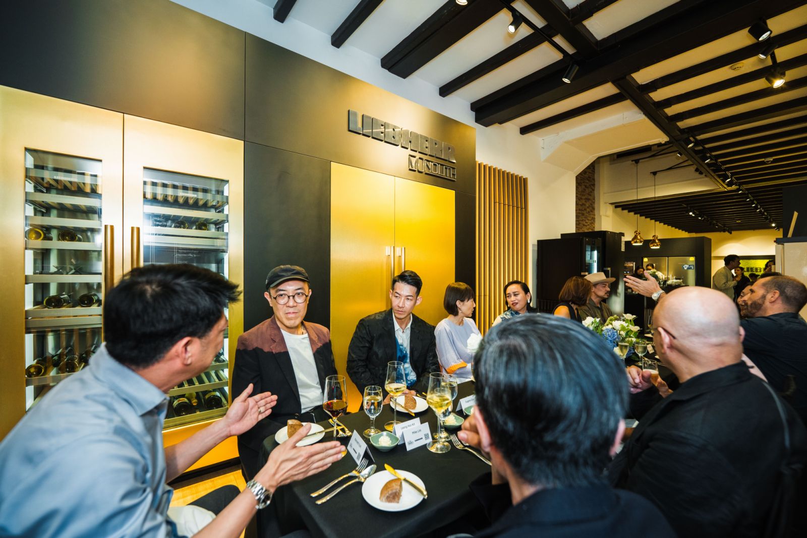 Liebherr regional sales manager Kenneth Goh welcoming the Tatler Homes Design Awards 2025 jury members