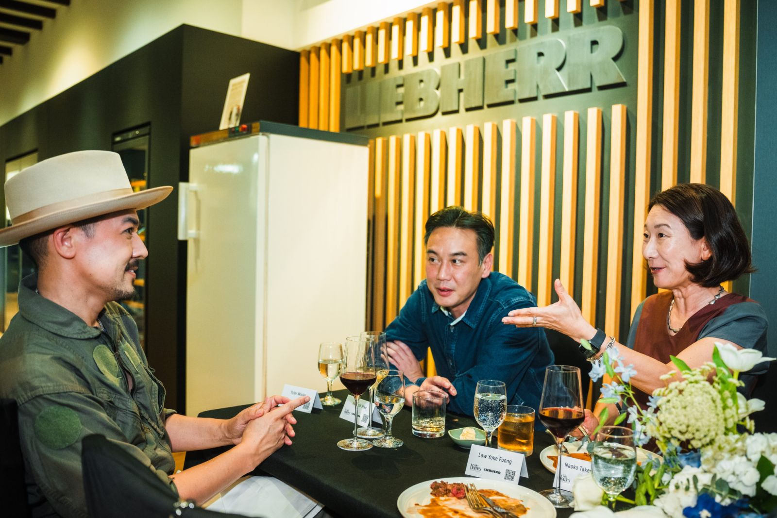 Tyler Wisler, Howard Wee and Naoko Takenouchi