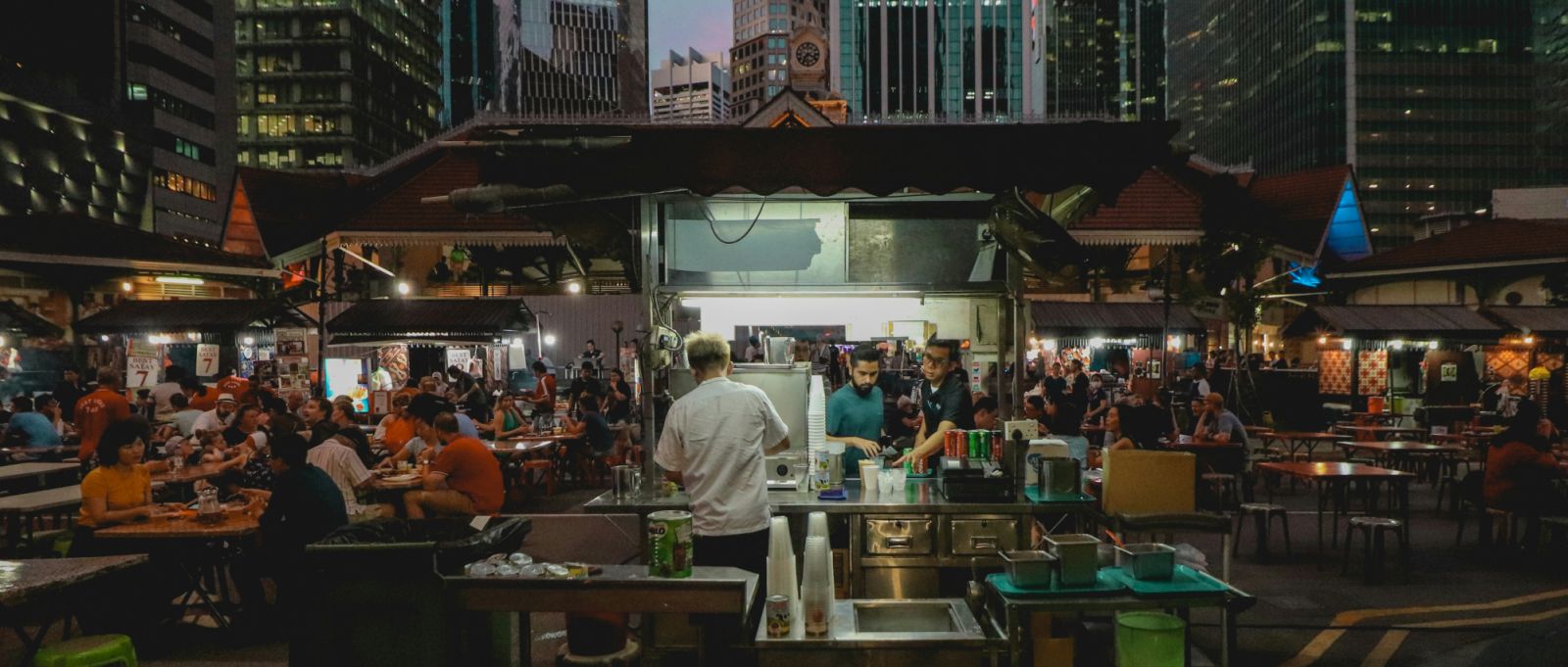 One of Singapore's many hawker centres