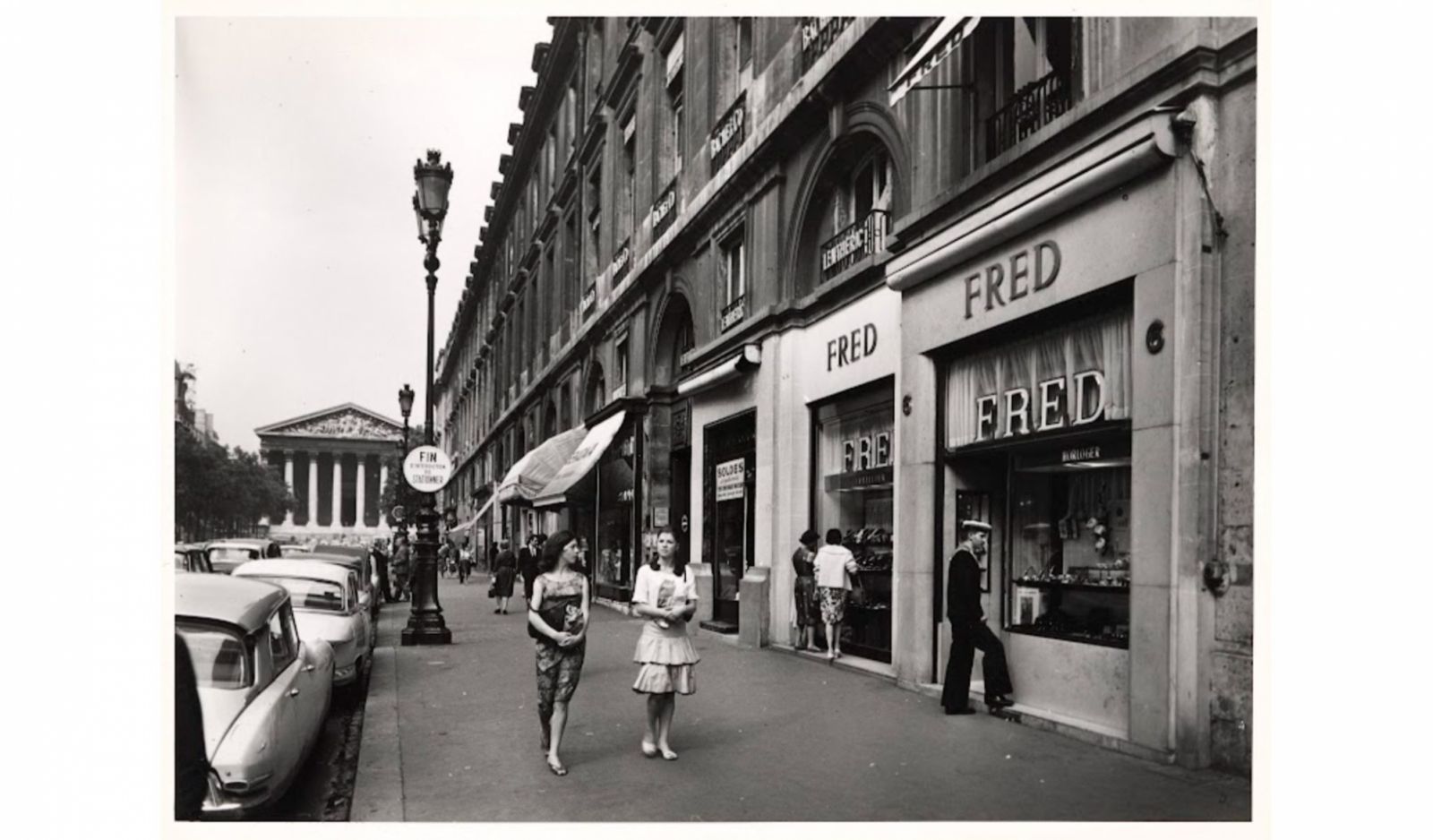 The first Fred boutique on Rue Royale, Paris