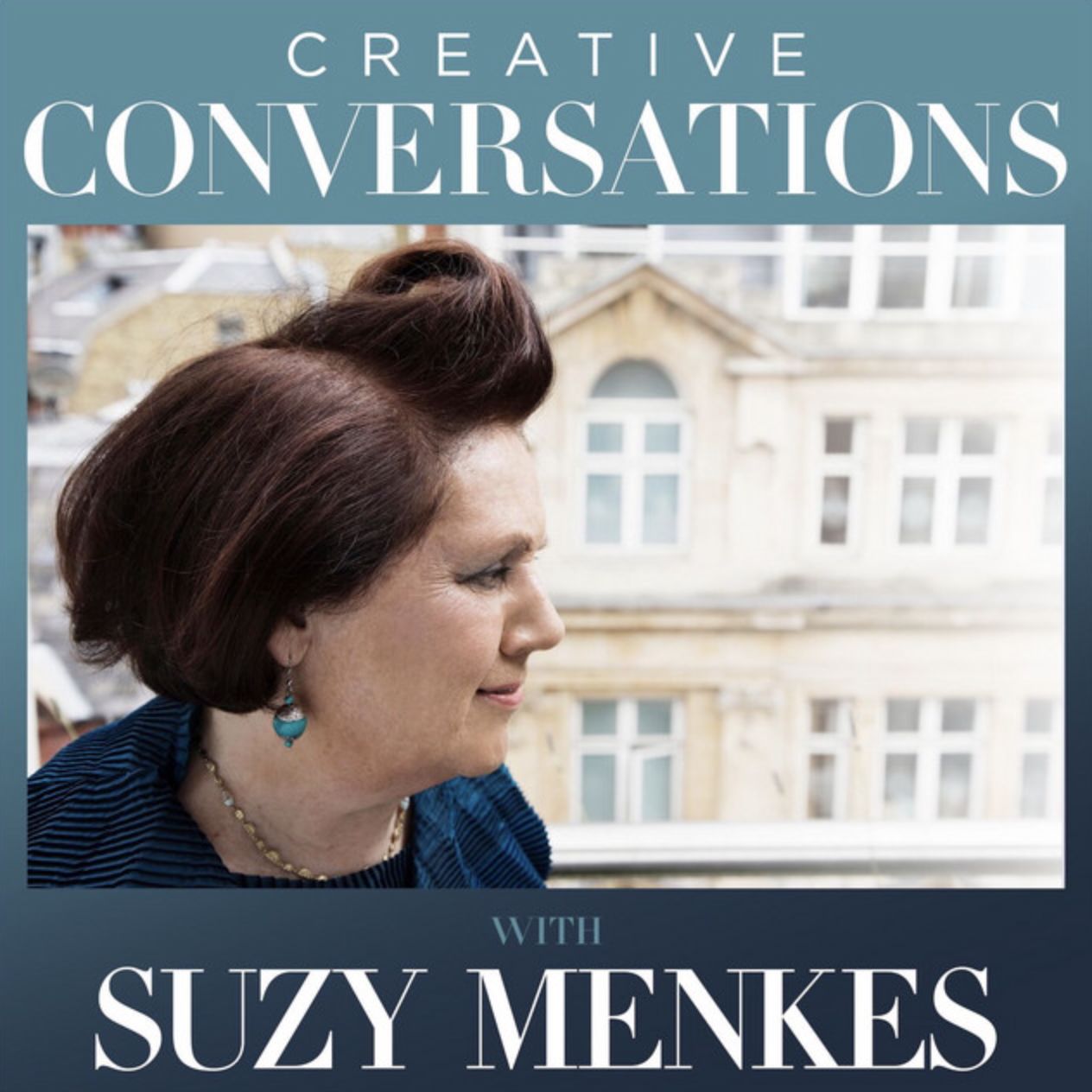 The official logo of Creative Conversations with Suzy Menkes (Photo: courtesy of Creative Conversations with Suzy Menkes)