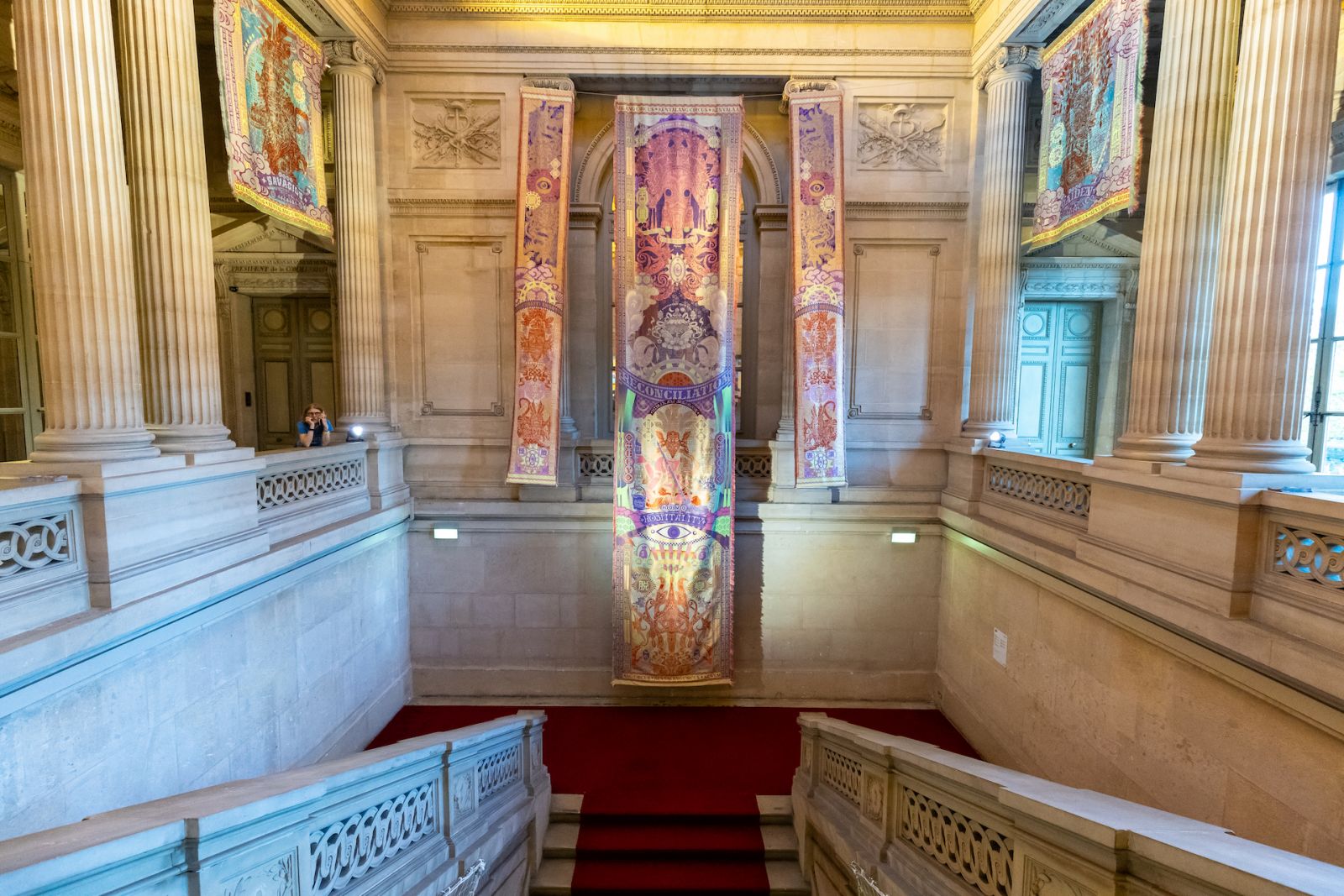 Kueh’s textile art on display at the Monnaie de Paris in 2024