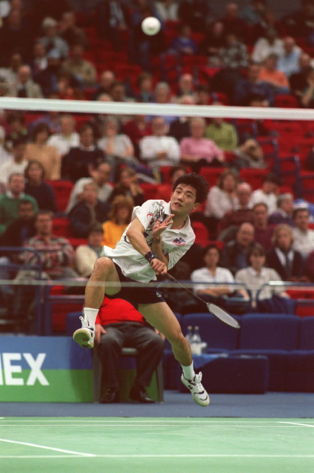 Young Ong in action at the All England Championships in 1998