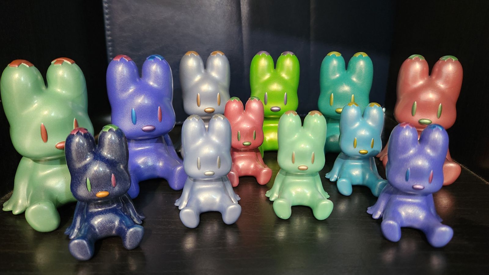 ‘Nen Nen Rabbit’ figurines by Liew (Photo: Dave Fuse Imaginarium)