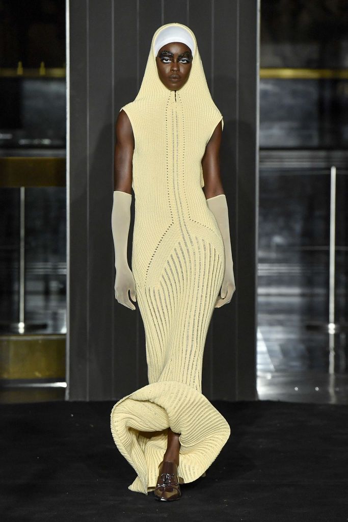 NEW YORK, USA - SEPTEMBER 10: A model walks the runway during the Luar Ready to Wear Spring/Summer 2025 fashion show as part of the New York Fashion Week on September 10, 2024 in NY. (Photo by Victor VIRGILE/Gamma-Rapho via Getty Images)