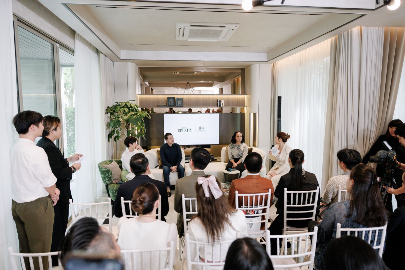 บรรยากาศงานเสวนา Tatler House Dialogues ครั้งที่ 2 ภายใต้แนวคิดหลักของงาน ‘Sustainability by Design: Redefining the Way We Live’ (ภาพ: Tatler)