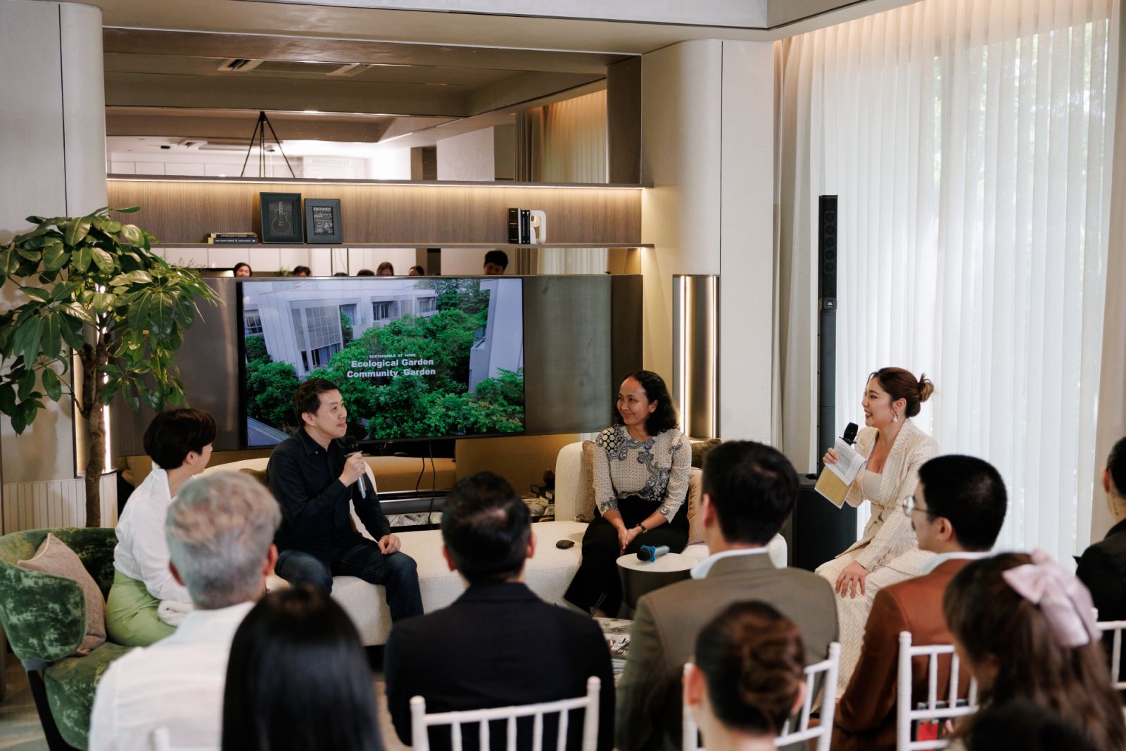 งานเสวนา Tatler House Dialogues ครั้งที่ 2 ภายใต้แนวคิดหลักของงาน ‘Sustainability by Design: Redefining the Way We Live’ (ภาพ: Tatler)