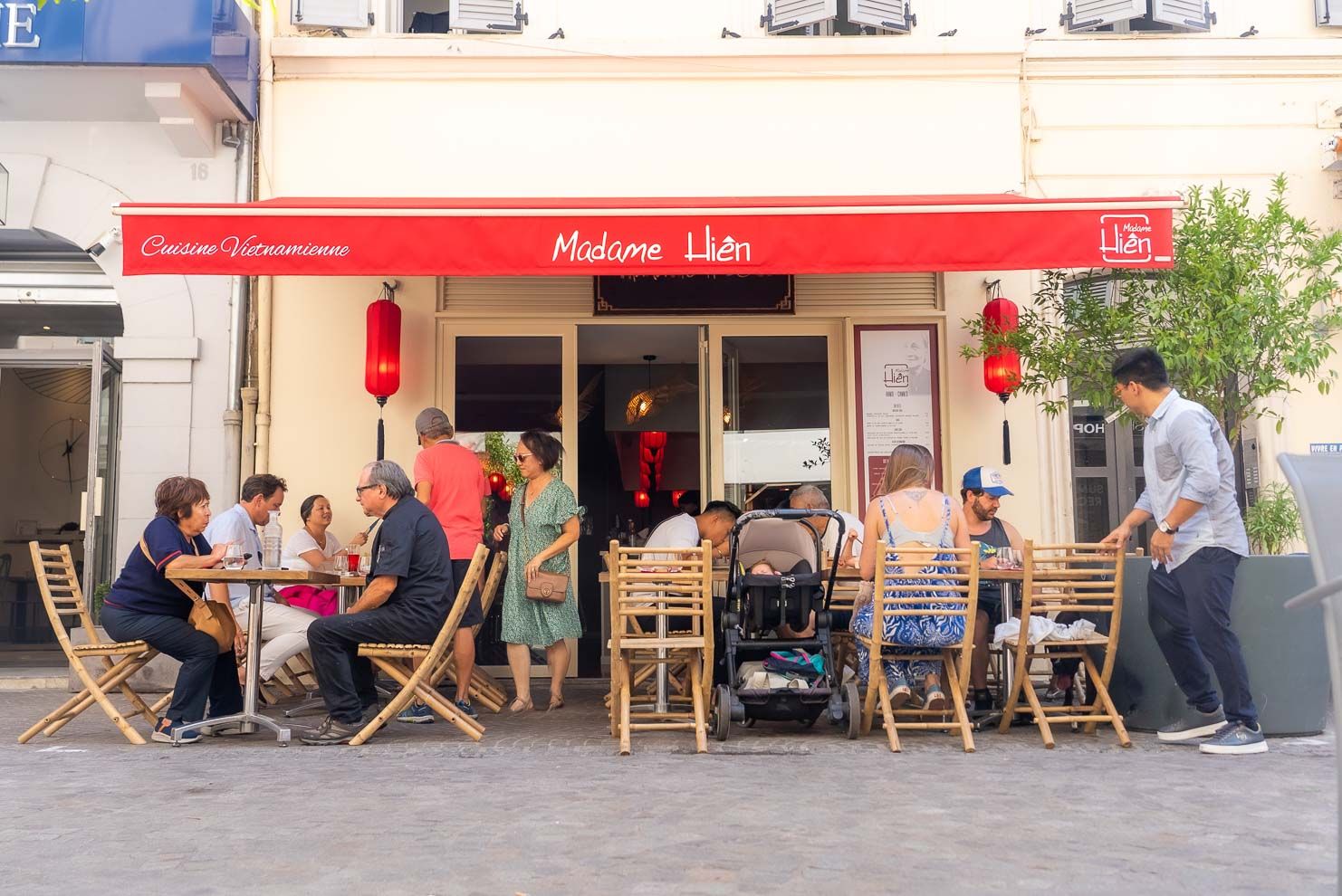 Madame Hien is a Vietnamese restaurant in France recently visited by Liu Yifei