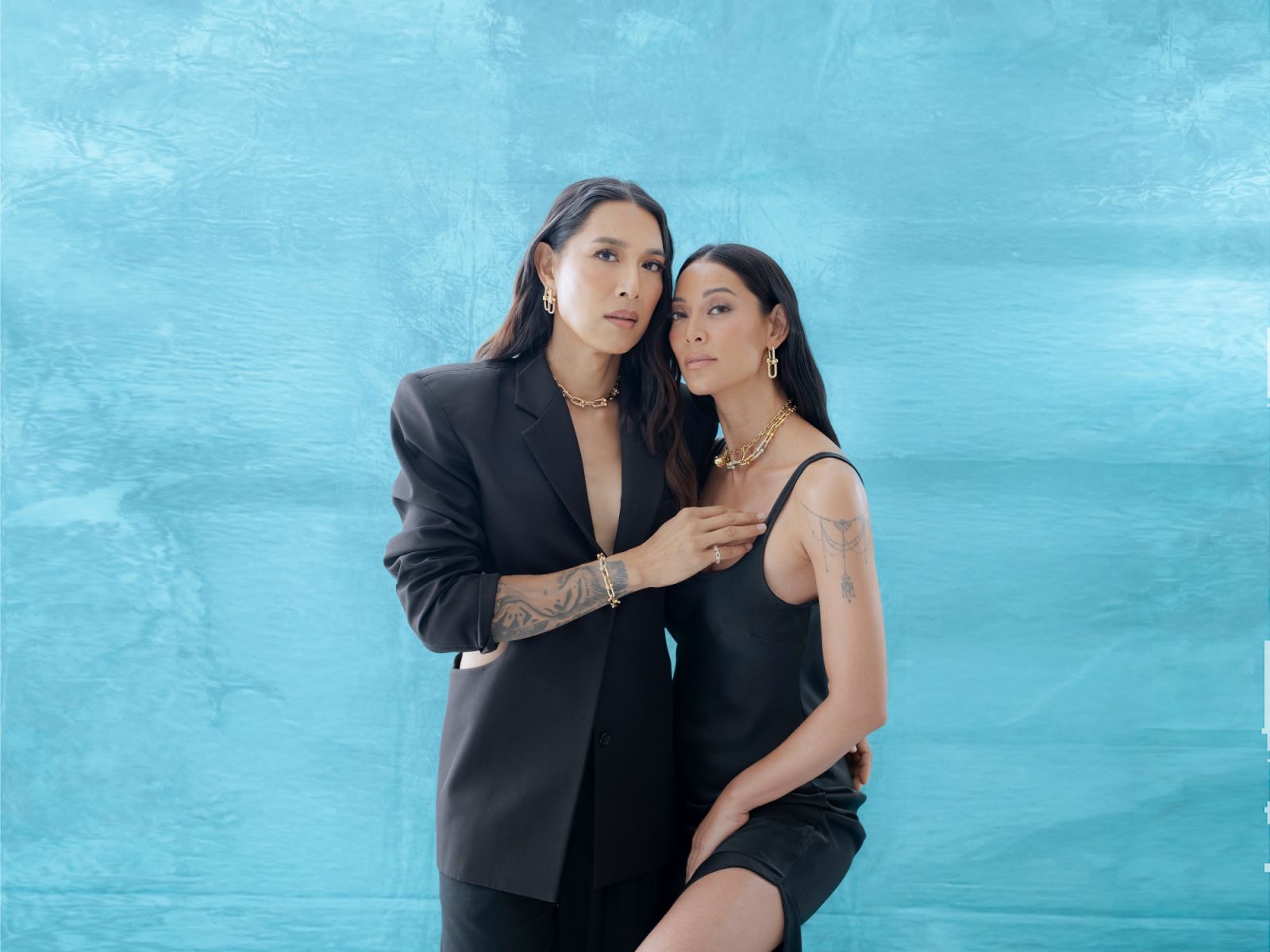 Angie and Joey Mead King in Tiffany & Co HardWear jewellery