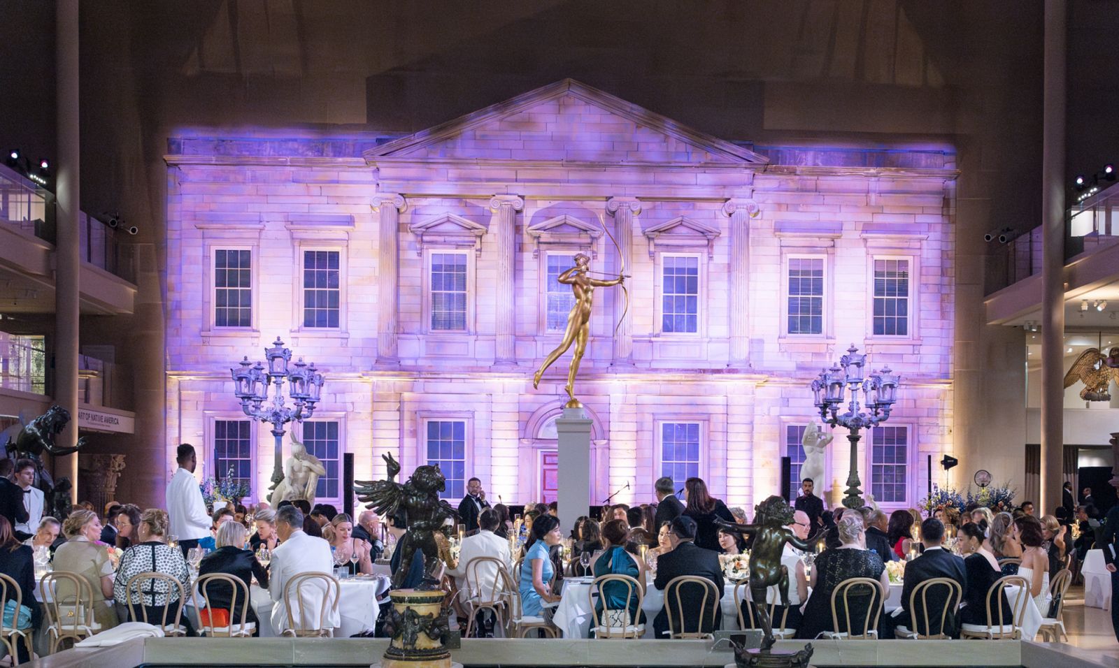 Guests attend Tiffany & Co’s Blue Book Gala at The Metropolitan Museum of Art’s American Wing