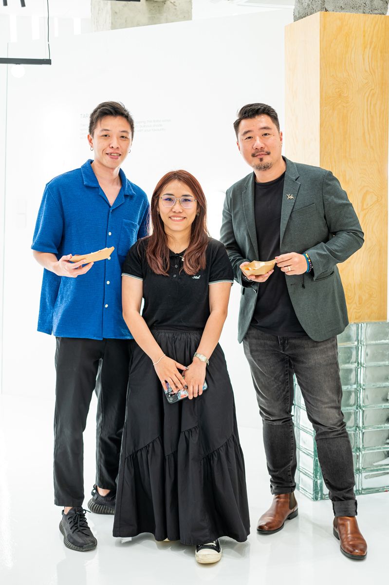 Siv Leong, Charlotte Tan and Tan Yue Wei
