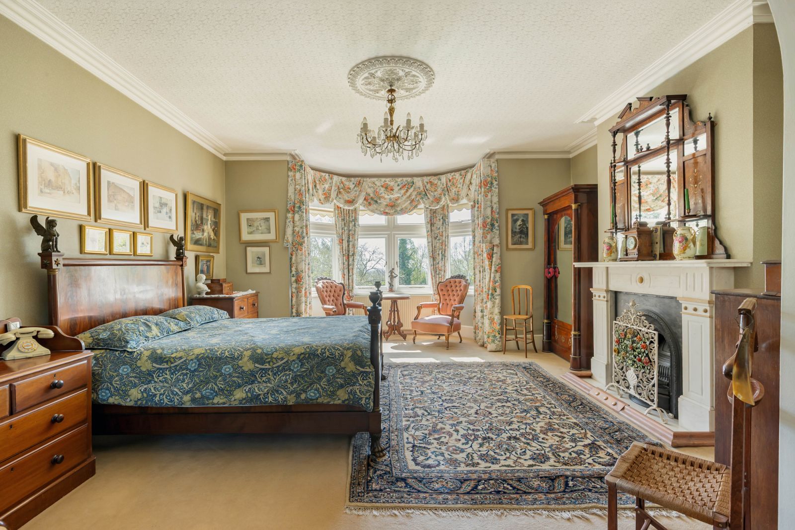 One of the many bedrooms in Abbots Mead