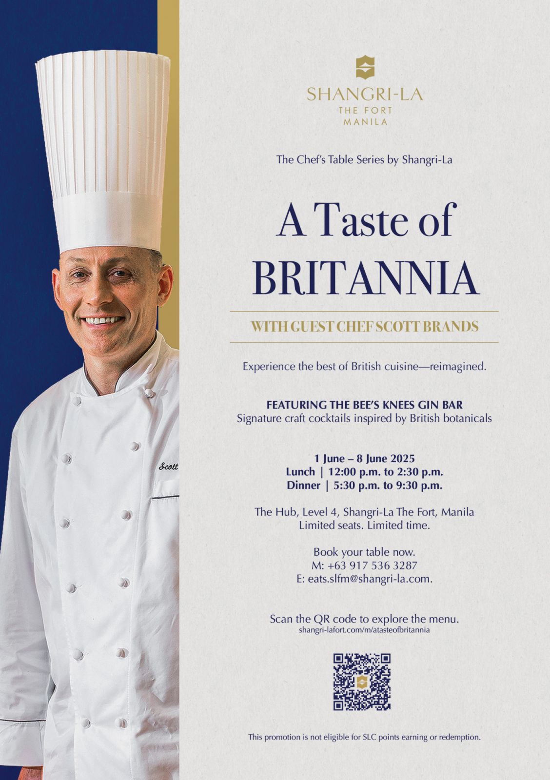 A Taste of Britannia with chef Scott Brands at Shangri-La The Fort, Manila