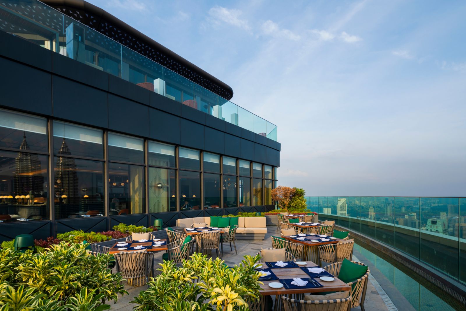 Soak in the views on the terrace (Image: Banyan Tree)