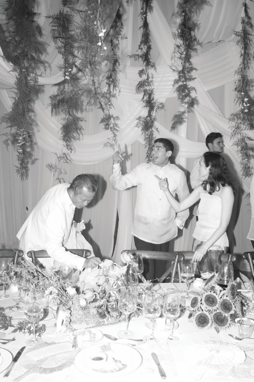 Guests enjoying the reception