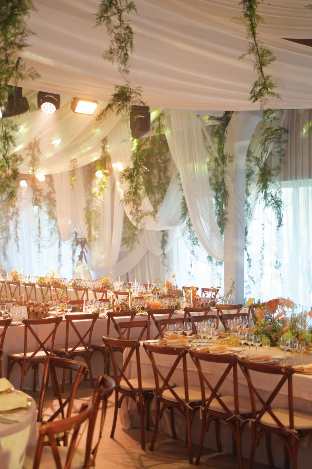 Indoor reception at Lakehall at Nena’s Sanctuary