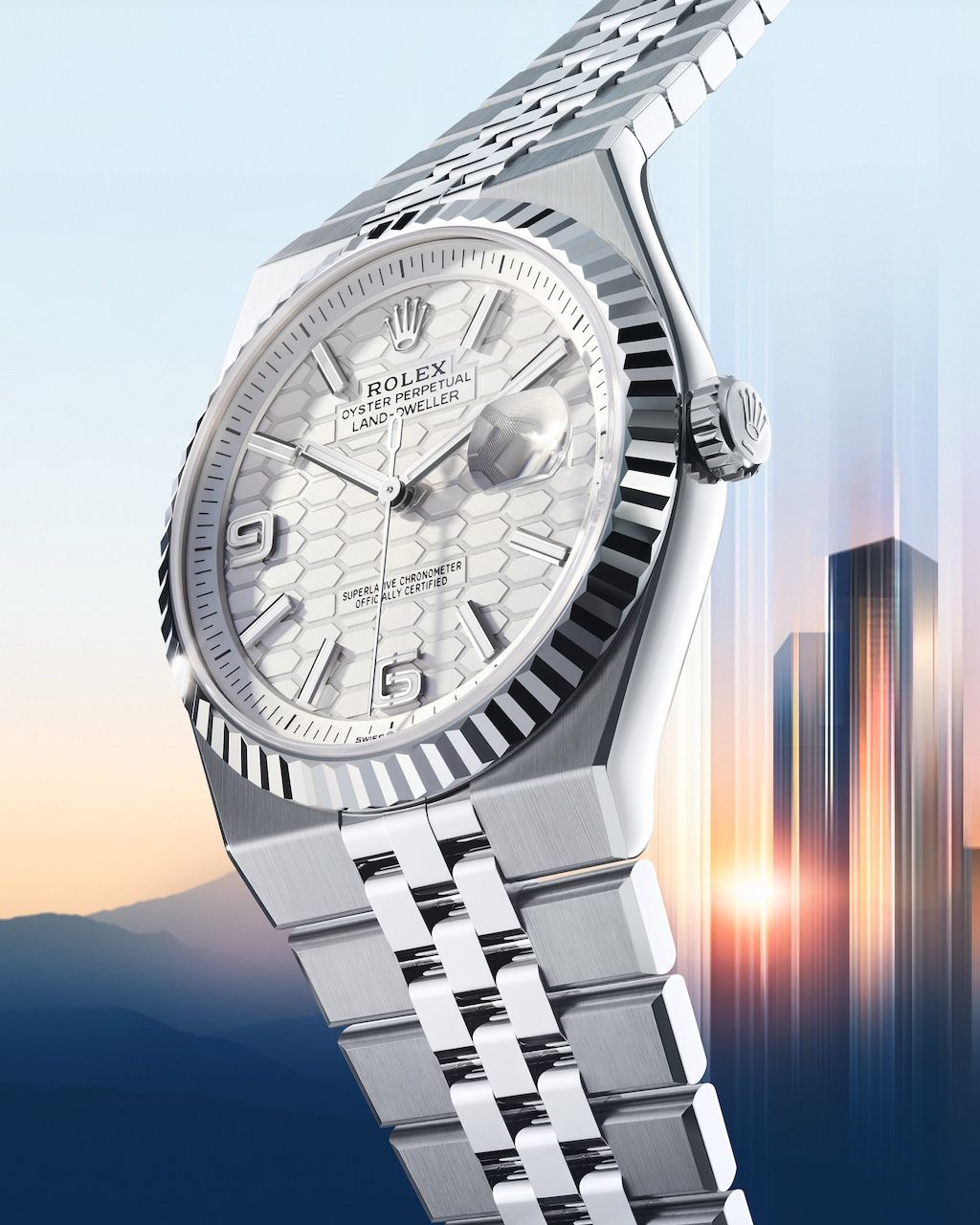 Oyster Perpetual Land-Dweller 40, white Rolesor (Photo: Rolex)
