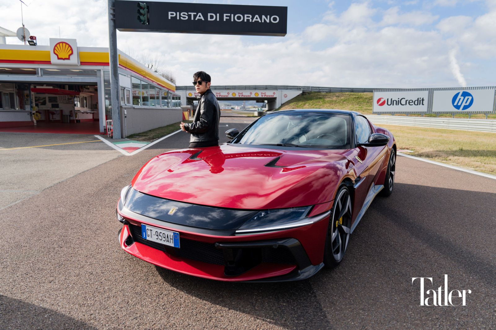 Jay Chou at the Ferrari headquarters (Photo: Andrea Frazzetta)