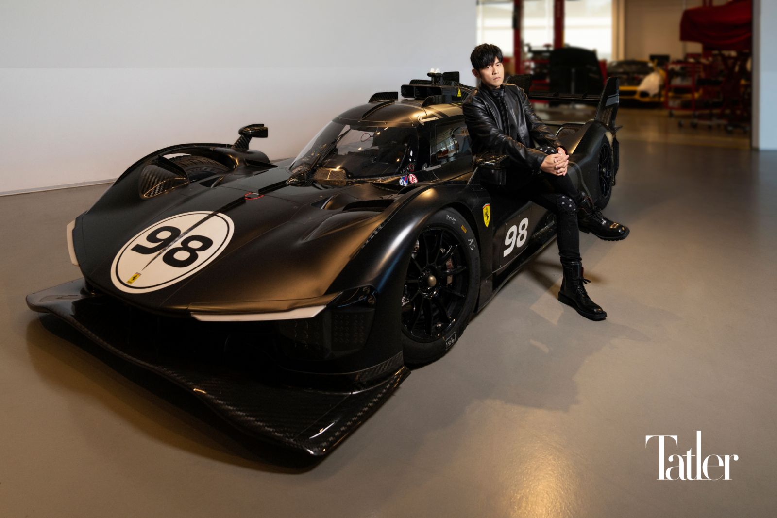 Jay Chou and a Ferrari (Photo: Andrea Frazzetta)