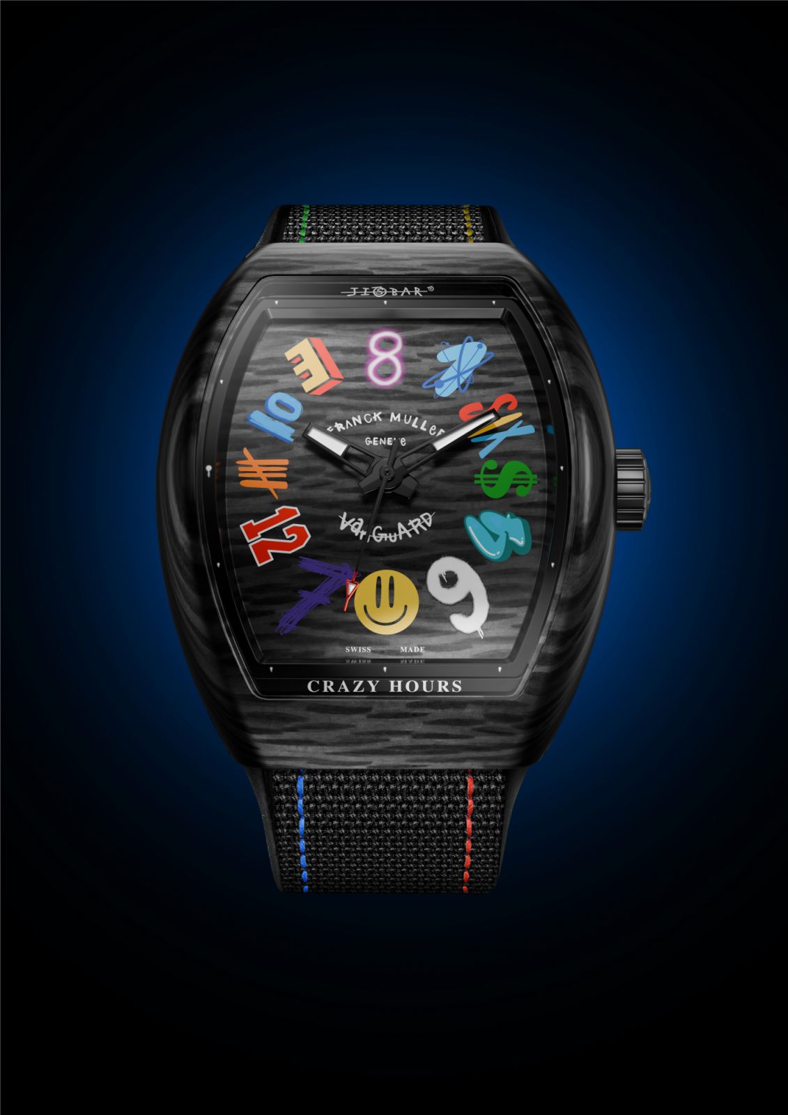Franck Muller x Jisbar in carbon