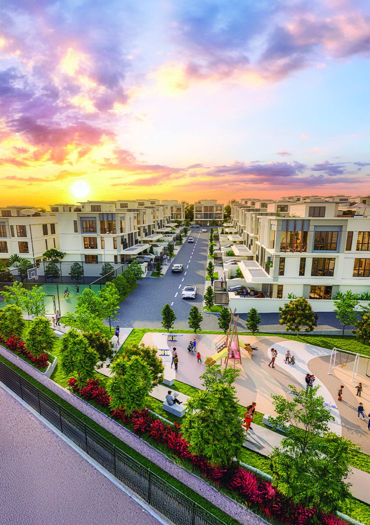 Erica Residence’s master plan features 68 semi-detached homes integrated with a central landscaped park, which includes children's playgrounds and recreational facilities. This demonstrates how Malaysia’s first Landed Property Awarded Platinum GreenRE (Provisional) development combines sustainable living with community spaces.
