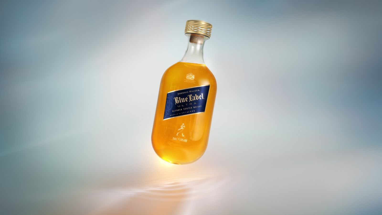 The unique teardrop shape of the bottle with the distinctive shoulder of Johnnie Walker bottles (Image: Johnnie Walker)
