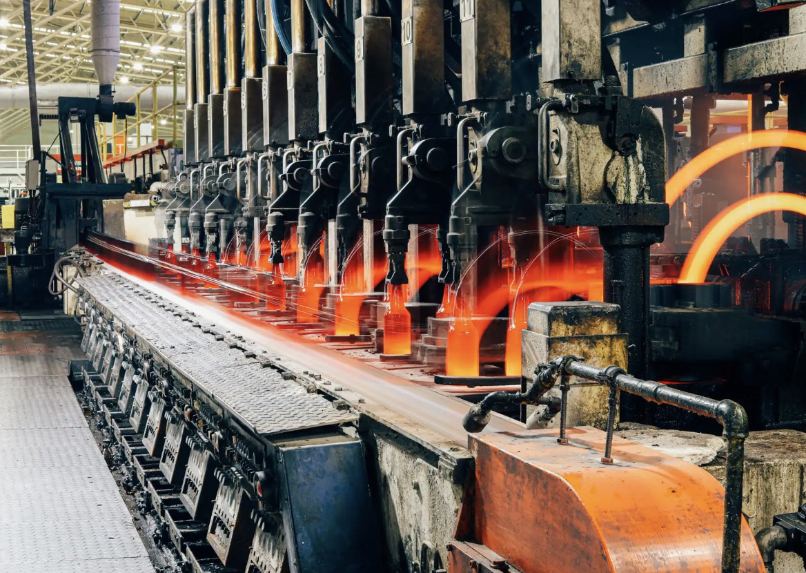 Glass bottles blown in a furnace (Image: Diageo)