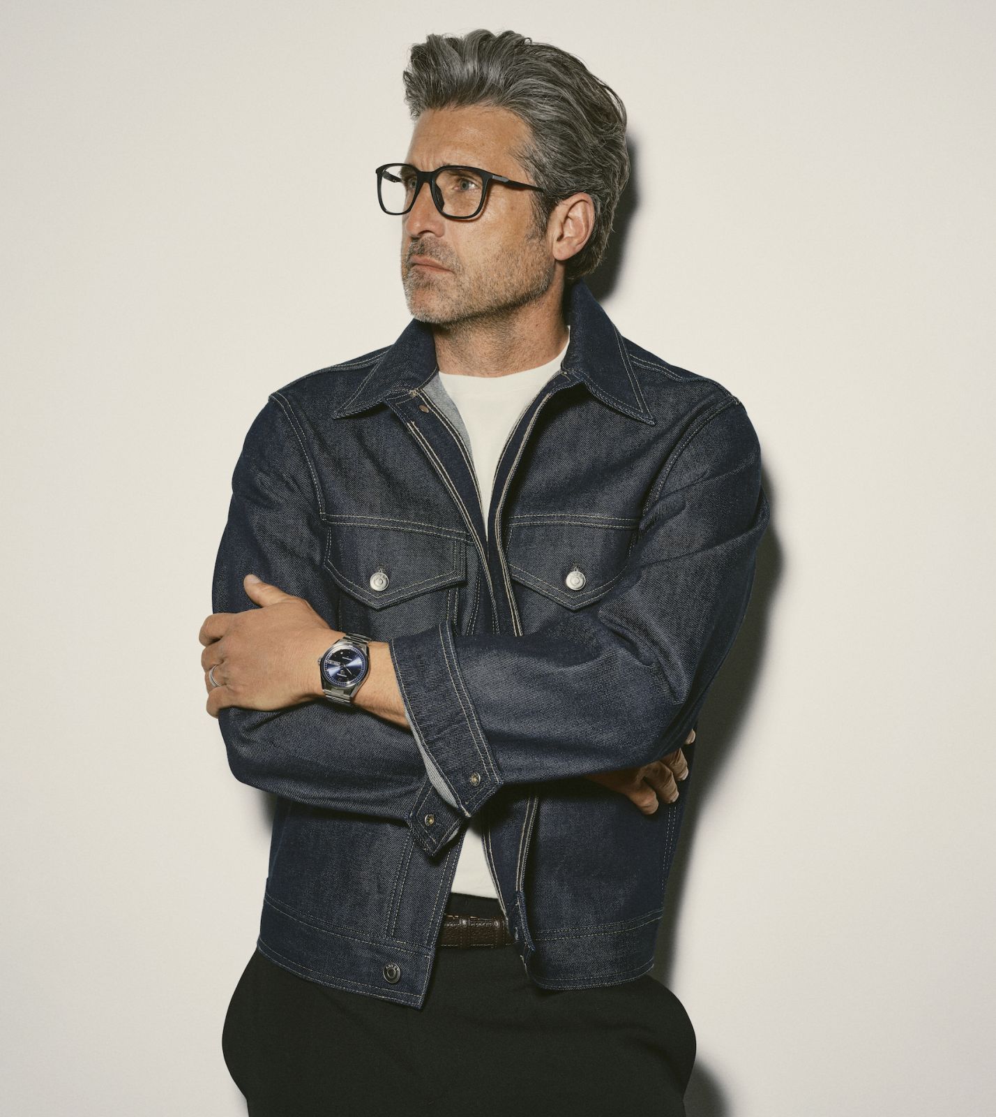 Apart from watches, Patrick Dempsey is also the face of Tag Heuer Eyewear