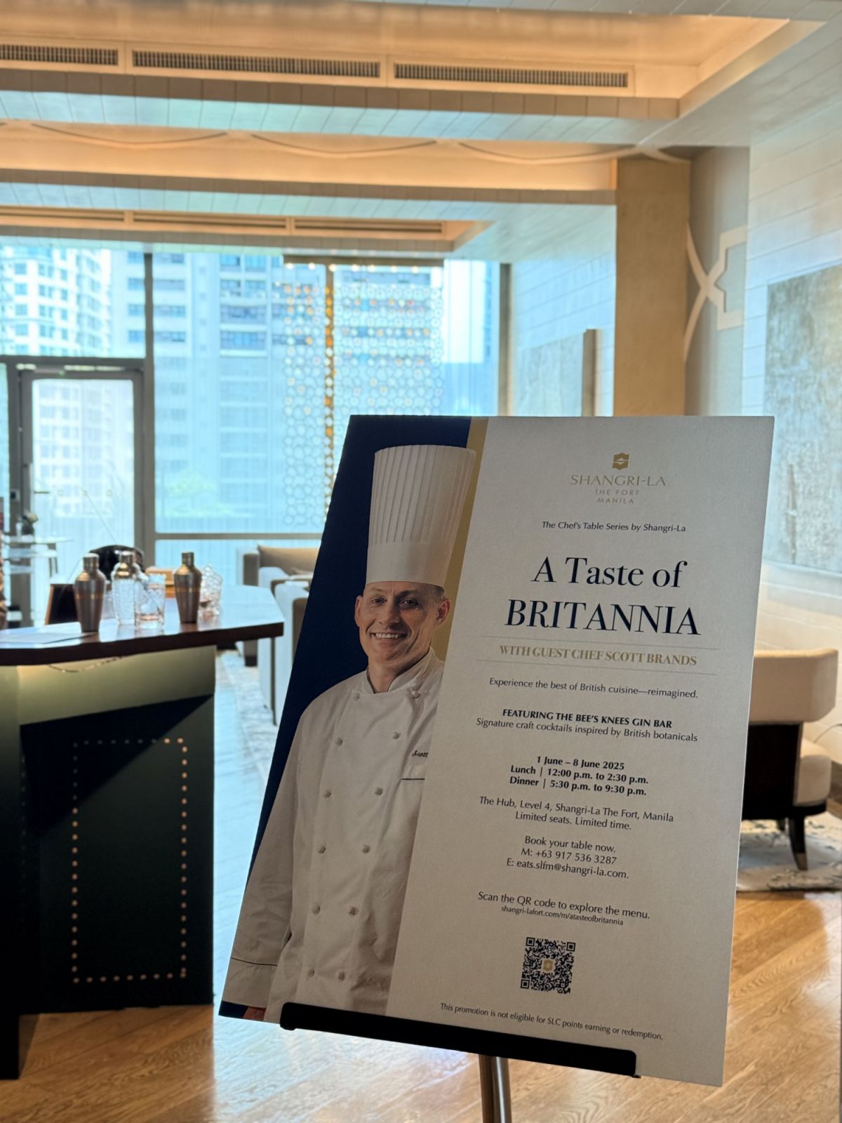 A Taste of Britannia - Shangri-La the Fort - Scott Brands