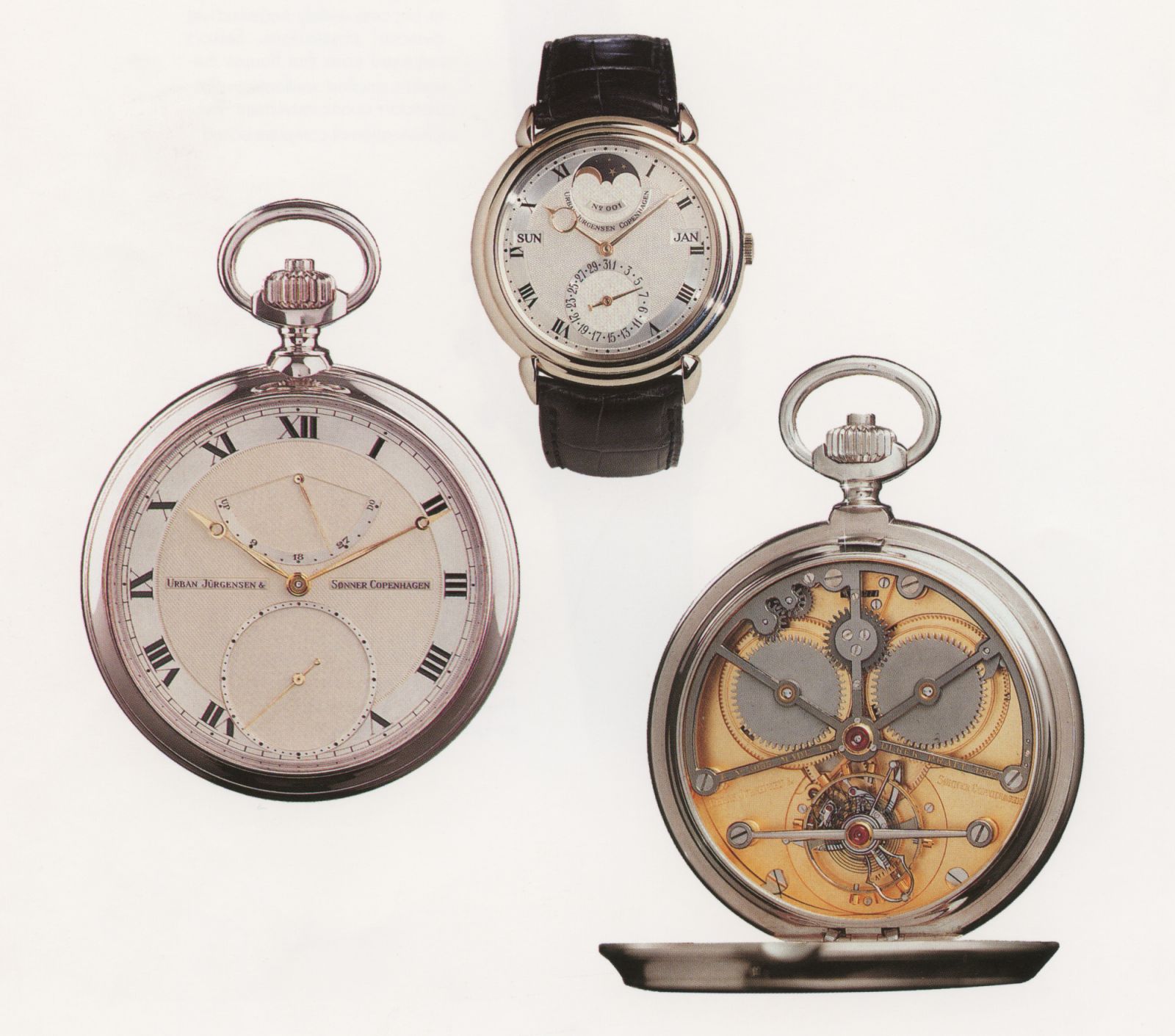 Vintage Urban Jürgensen timepieces