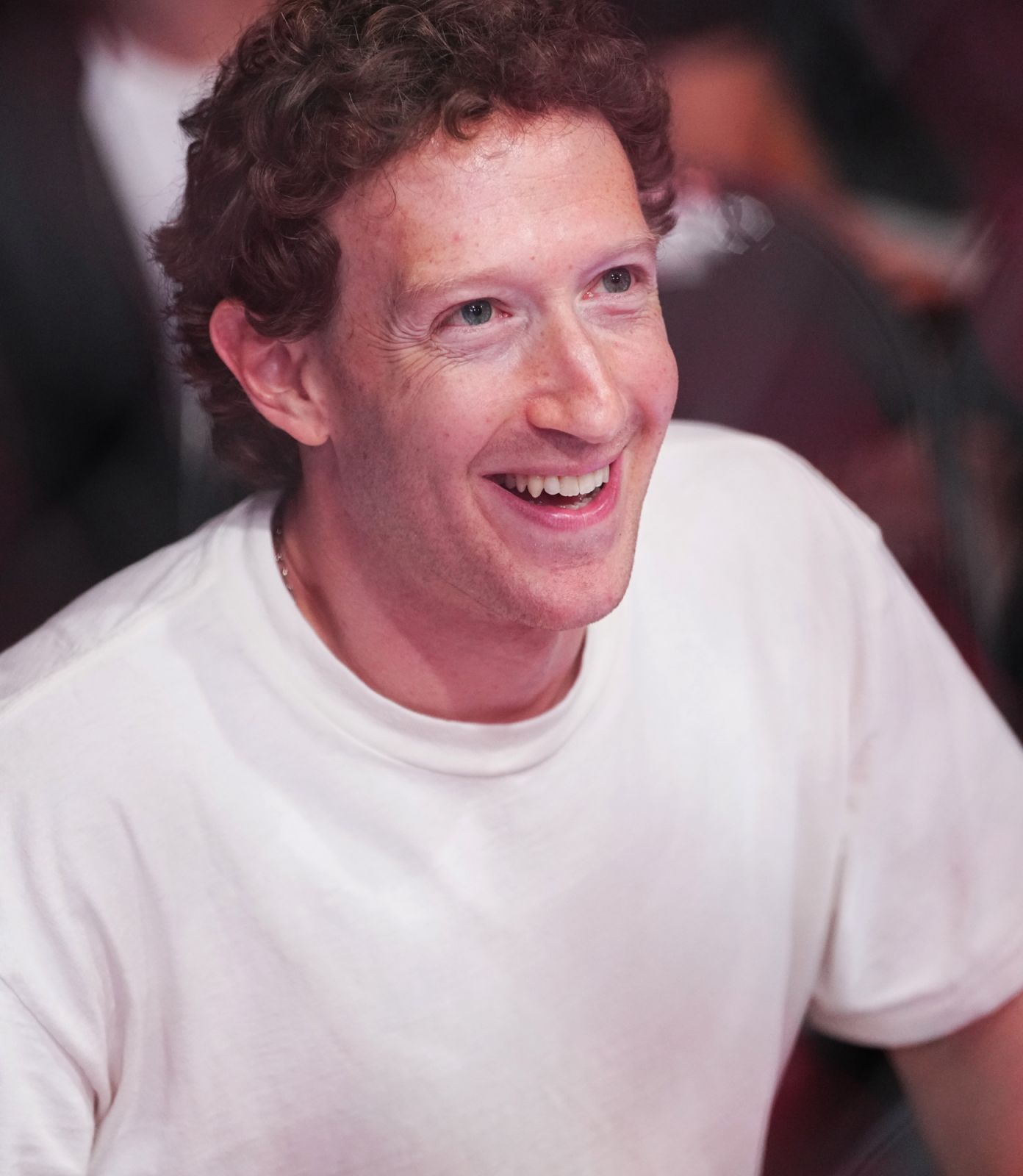 LAS VEGAS, NEVADA - APRIL 13: Mark Zuckerberg attends the UFC 300 event at T-Mobile Arena on April 13, 2024 in Las Vegas, Nevada. (Photo by Jeff Bottari/Zuffa LLC via Getty Images)