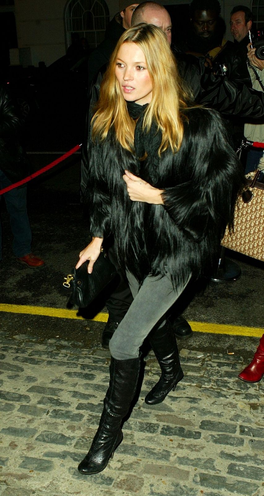 Kate Moss at the Tram Studios in London, United Kingdom. (Photo by Mike Marsland/WireImage)