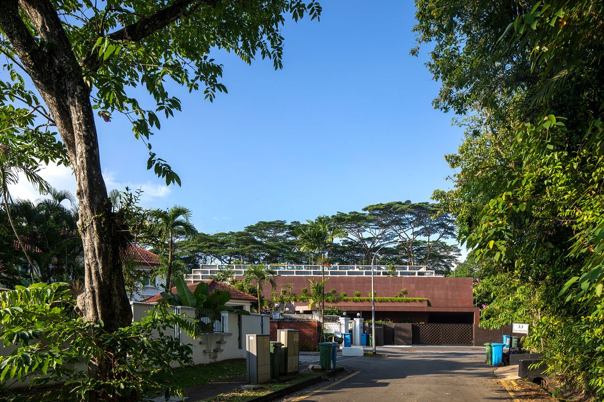 View of the Moongate House from the street