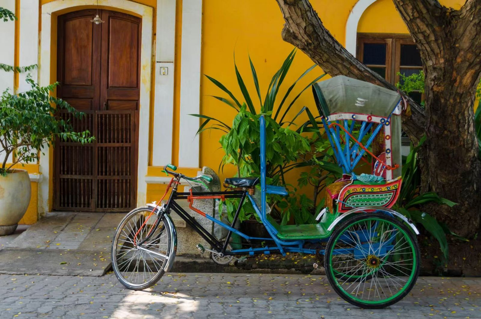 French Quarter in Pondicherry, India (Photo: Getty Images)