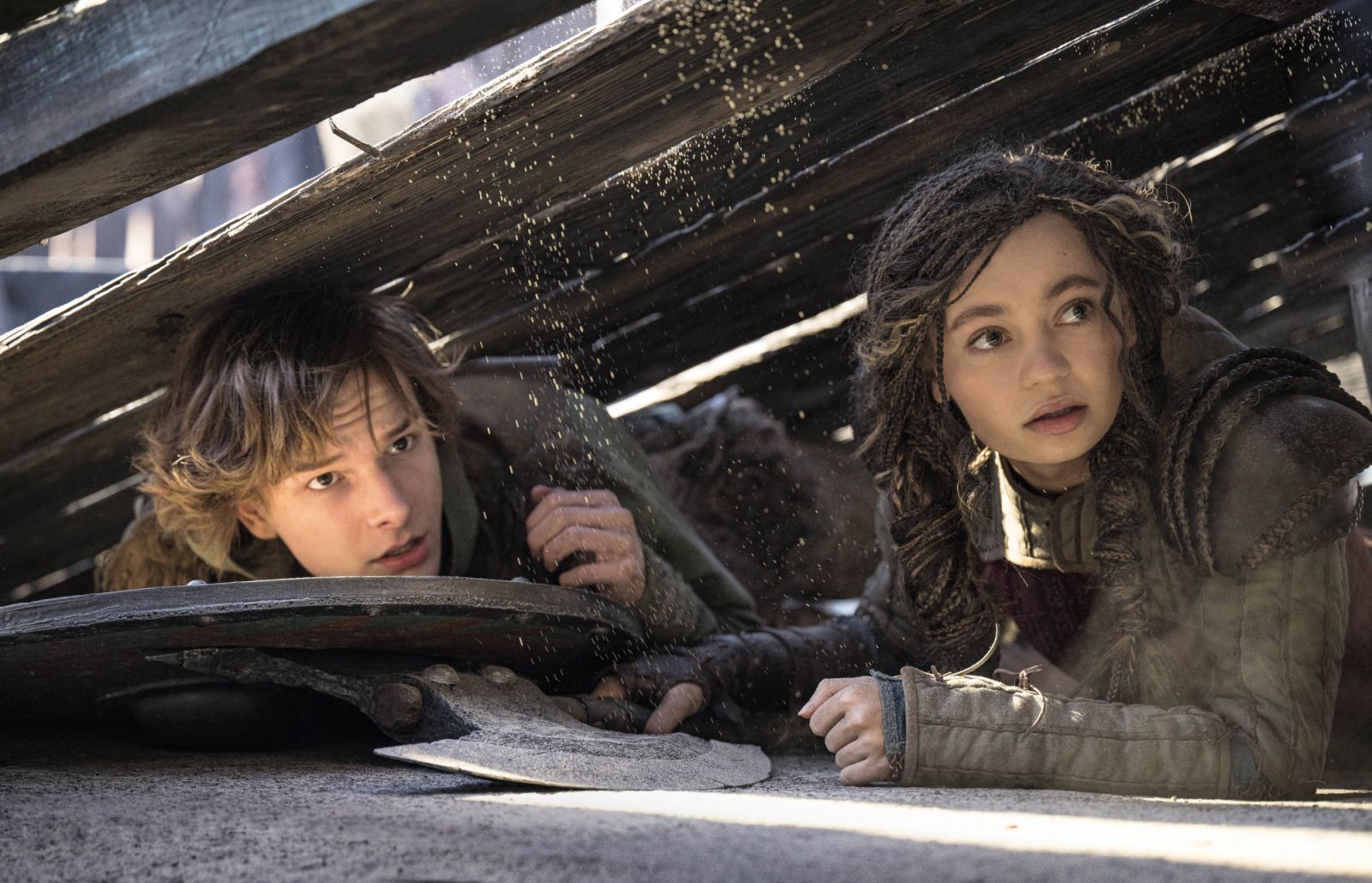 Mason Thames as Hiccup and Nico Parker as Astrid in ‘How to Train Your Dragon’ (2025) (Photo: DreamWorks)