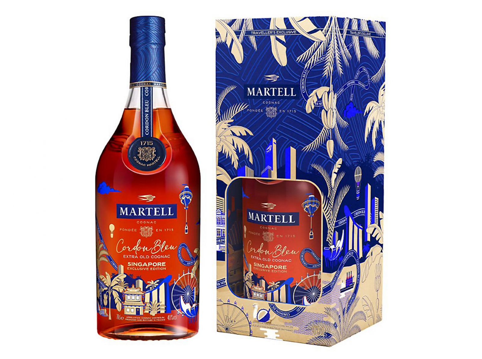 Martell’s Cordon Bleu Singapore edition is dressed in vibrant motifs of local icons, offering both flavour and collectability