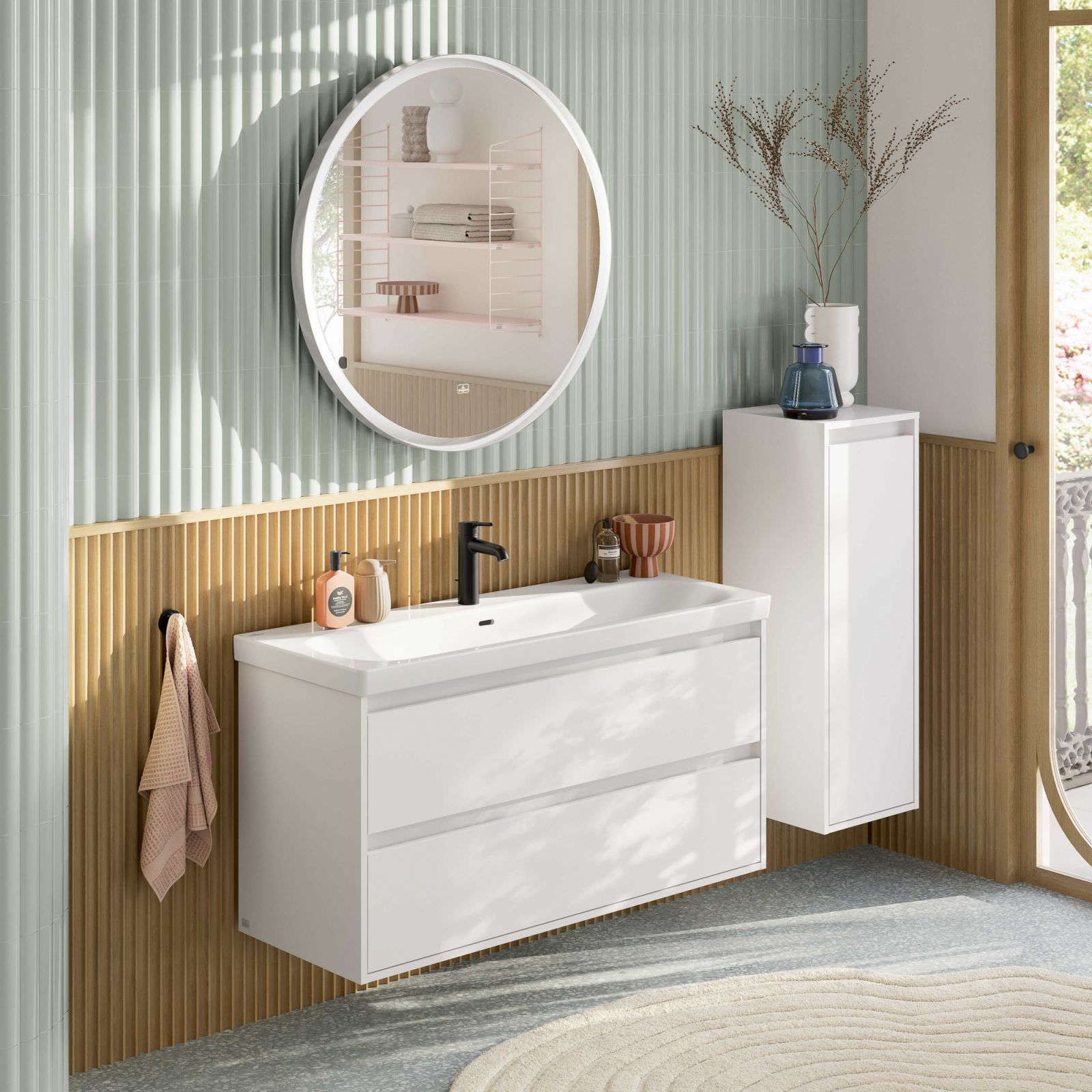 The Skyla collection by Villeroy & Boch offers eight carefully curated colour shades